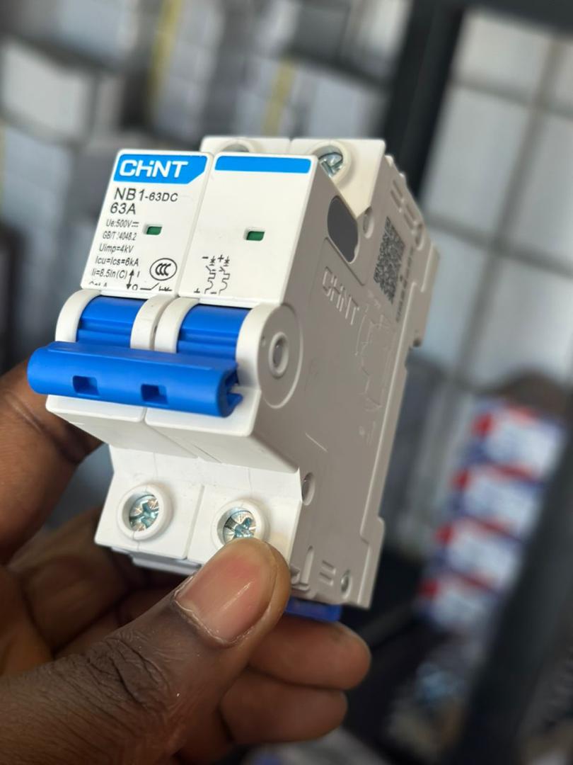 CHINT NB1-63DC 2-Pole MCB
